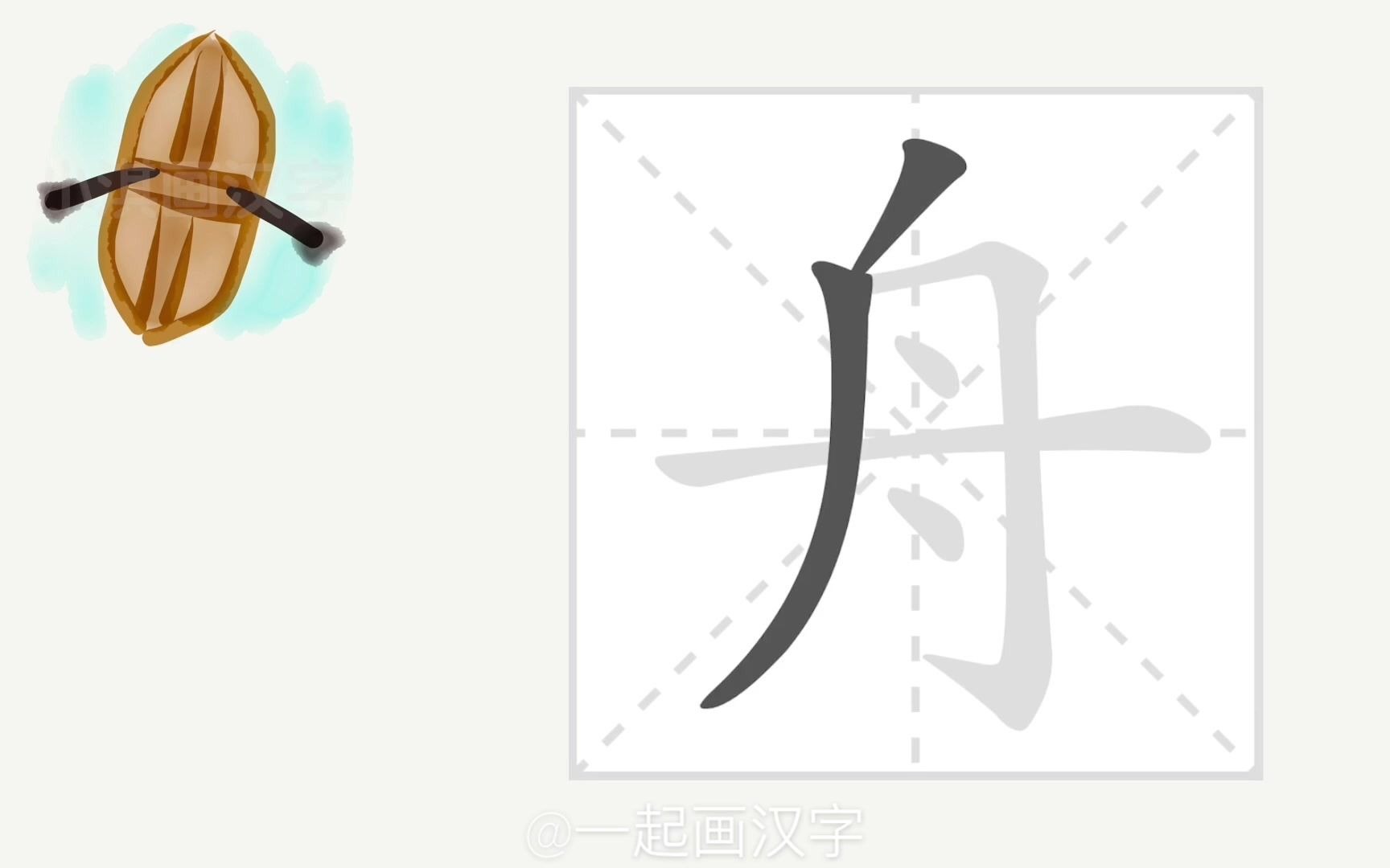 「一起画汉字」识字合集:“车”和“船”哔哩哔哩bilibili