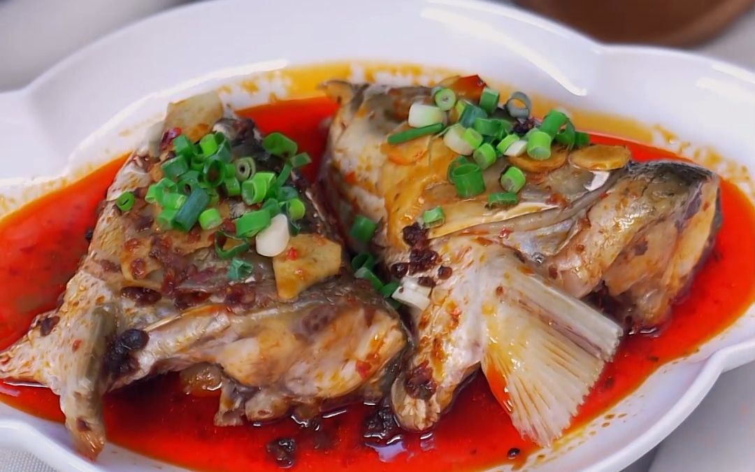 经典菜式1000道 —第51道《紫苏酱蒸鱼头》_哔哩哔哩_bilibili