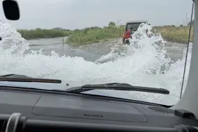 沂河水深还是可以的