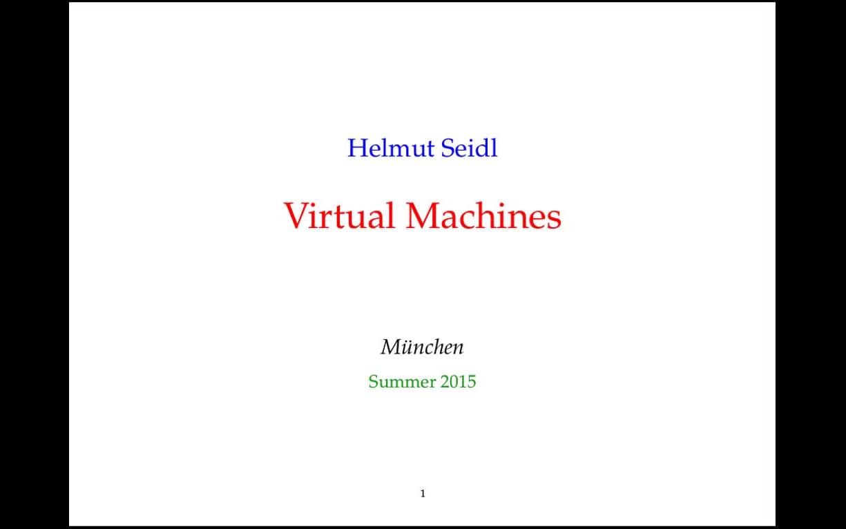 Virtual Machines 2015哔哩哔哩bilibili