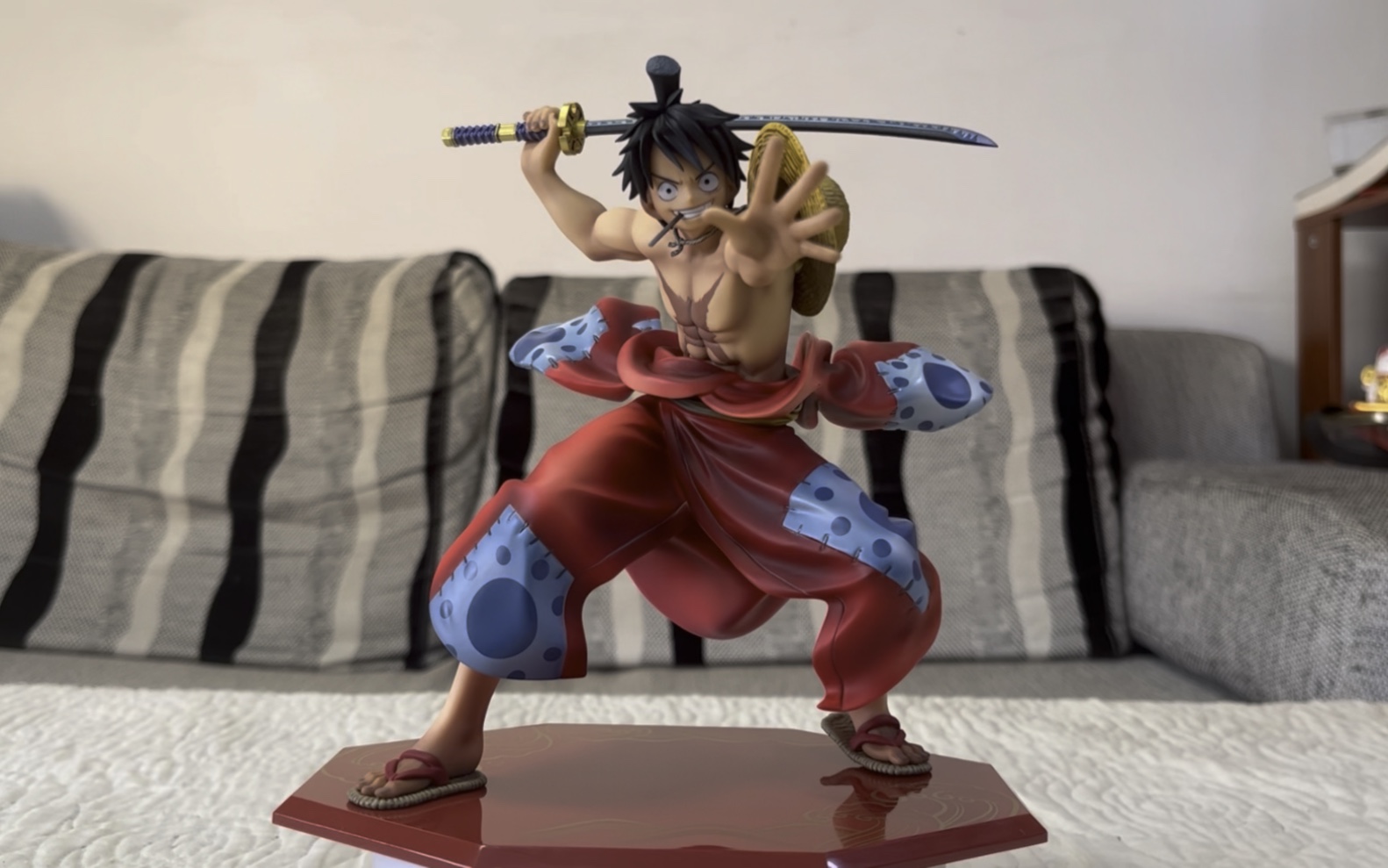 megahouse海贼王pop wa系列 再贩 路飞太郎 开箱测评