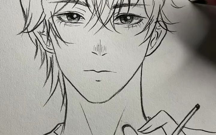 绘画过程图,祁正