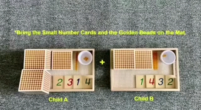 蒙台梭利 数学 —— 银行游戏 加法哔哩哔哩bilibili