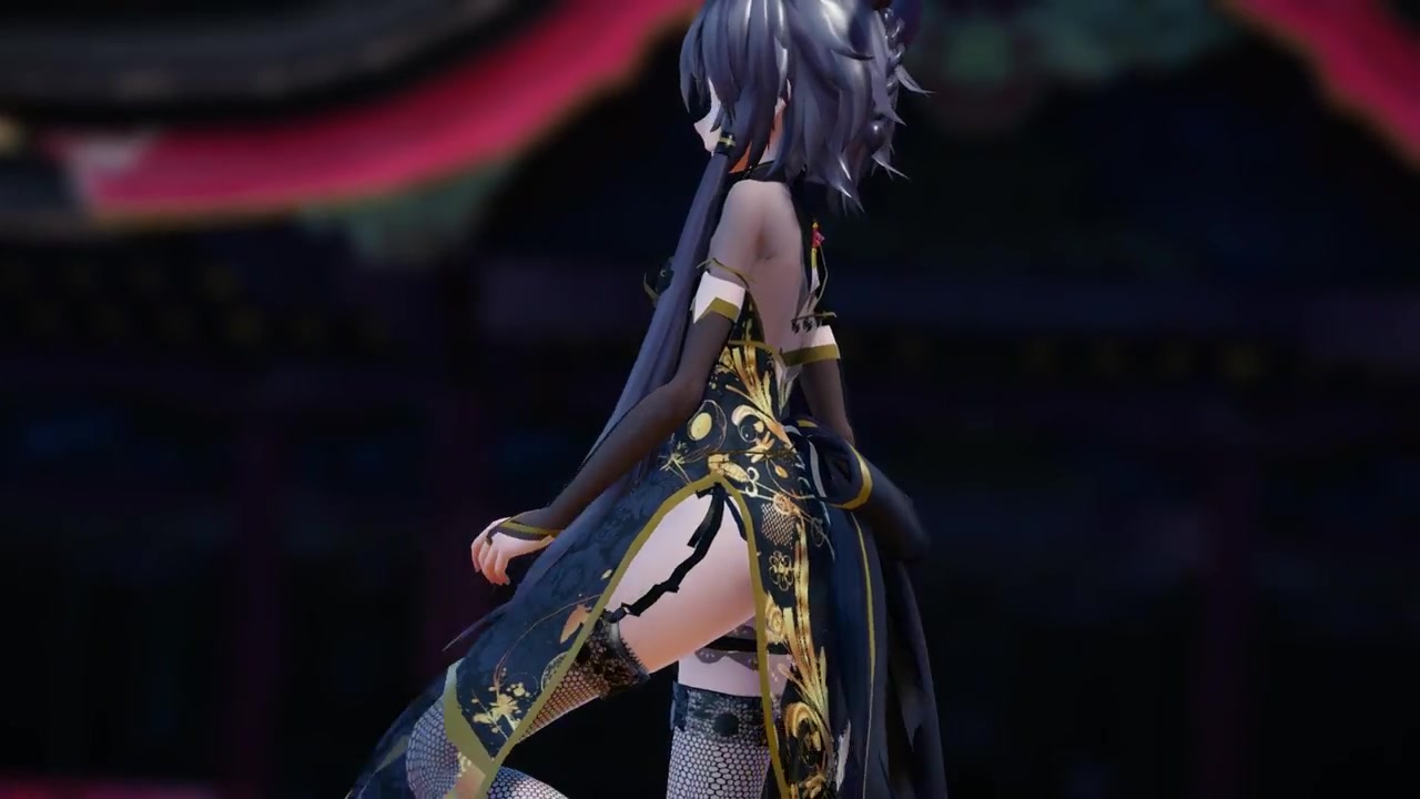 [mmd×极乐净土]旗袍天依 黑色不丝滑【chinese ver】