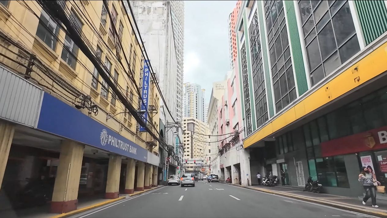 【4k】驾驶在菲律宾首都马尼拉岷伦洛唐人街(2024.3)