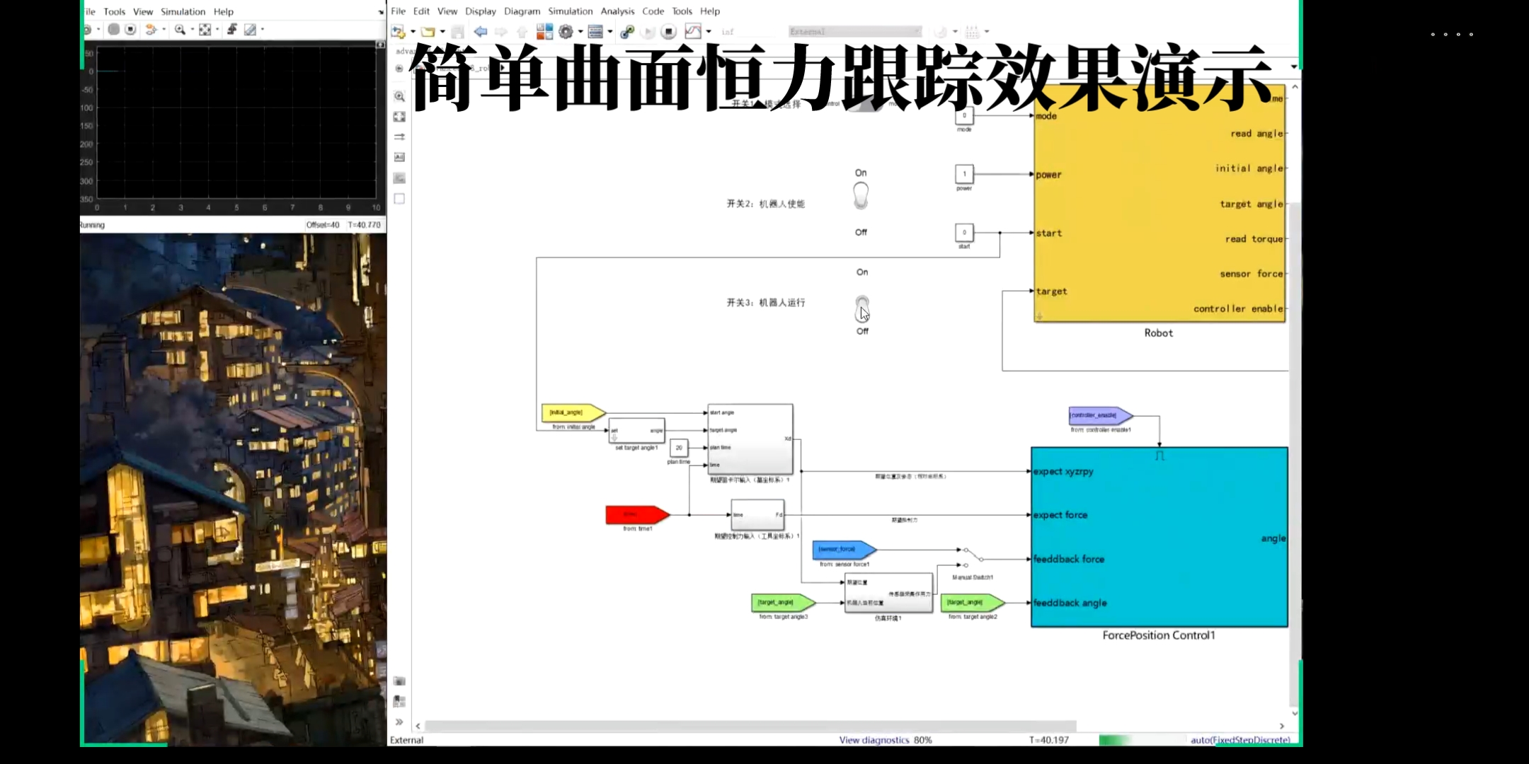 基于Matlab/Simulink的力位混合控制实验哔哩哔哩bilibili