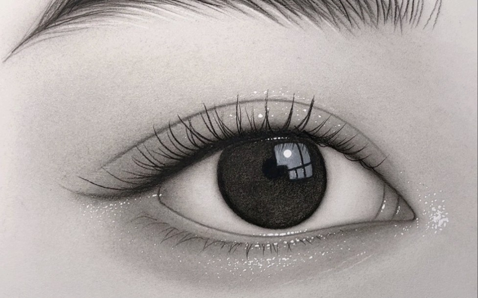 【素描】48s教你画出一个漂亮的眼睛