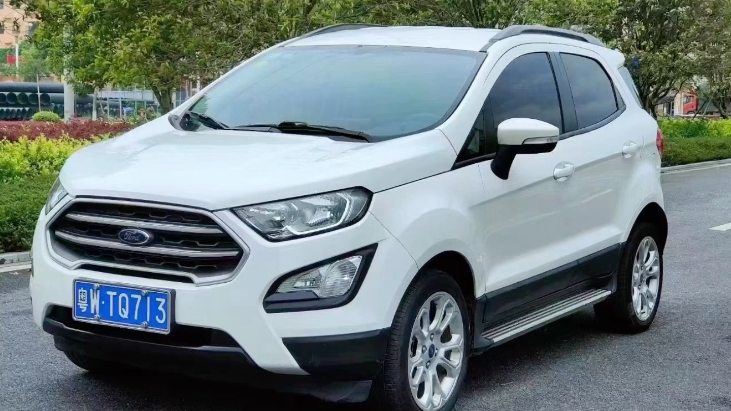 最新拿下2018年1月福特翼搏私人美女一手车15自动车况精品保险同步