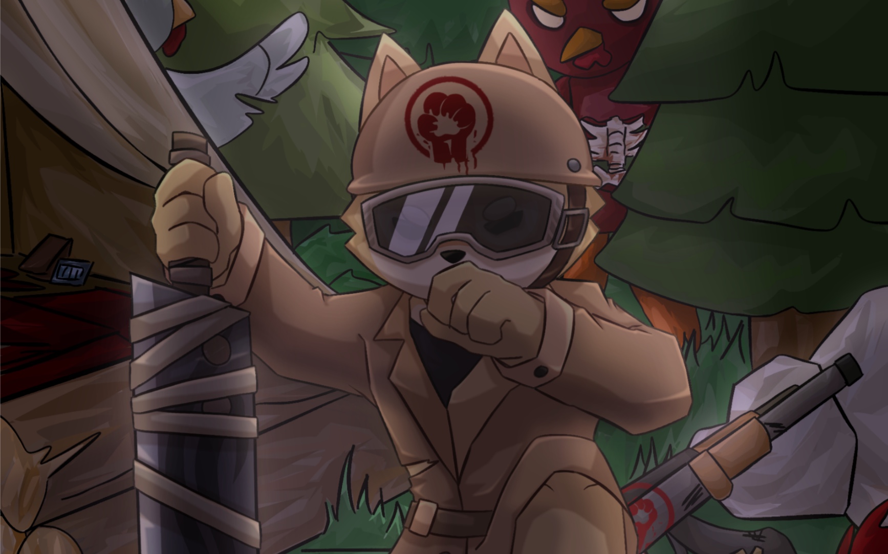 【超级动物大逃杀】目标更新:活下去