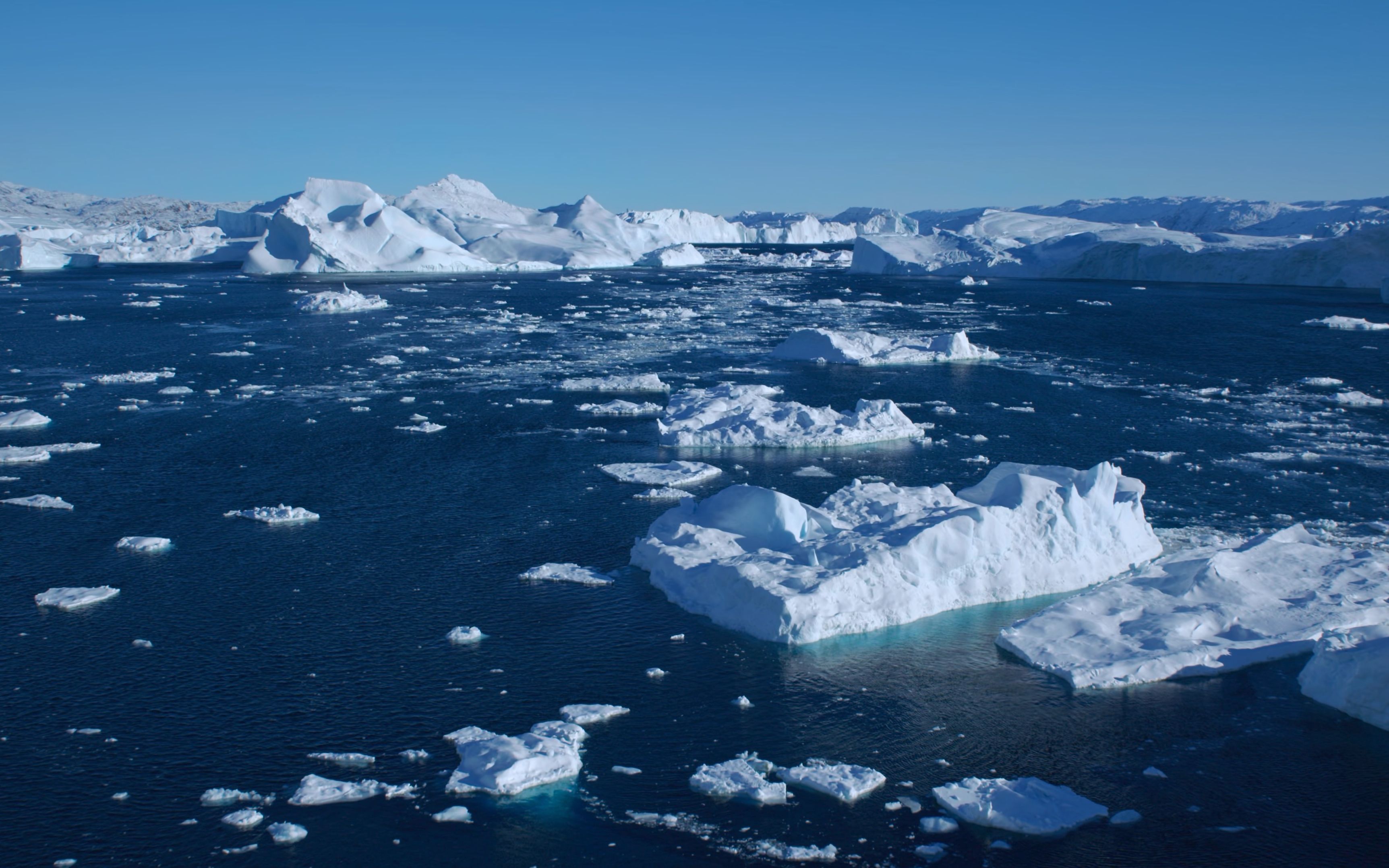 「grand scenery」-格陵兰岛海岸外的伊卢利萨特冰峡湾_哔哩哔哩_bili