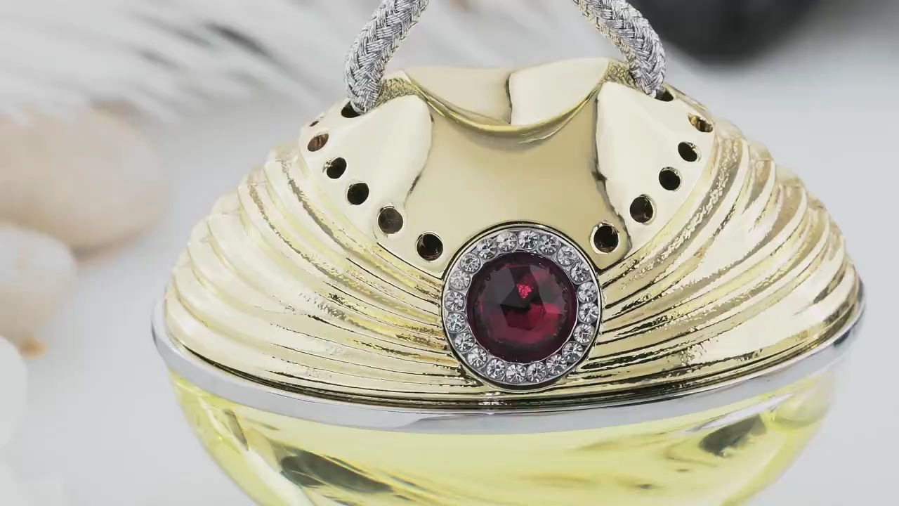 胭脂扣汽车香水挂件 车载香水挂饰 车用挂式香水 车内香薰吊坠 镶钻