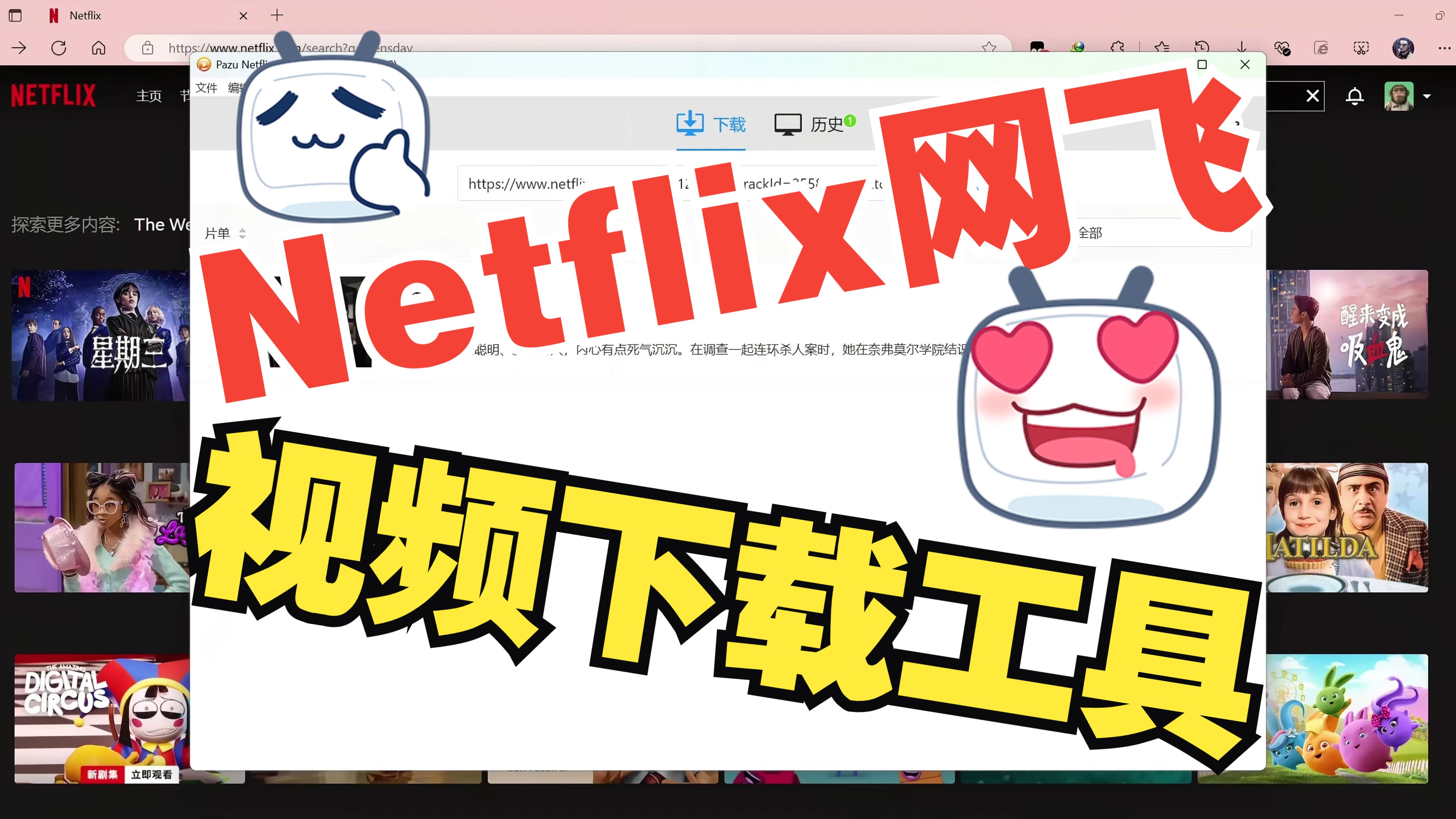 【实用工具】Netflix网飞视频下载工具哔哩哔哩bilibili