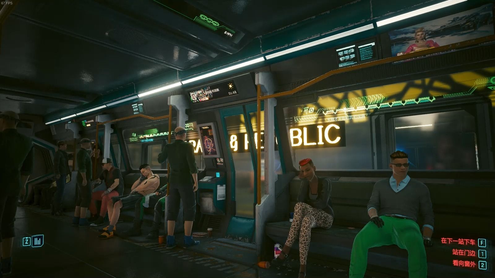 赛博朋克2077地铁mod图片