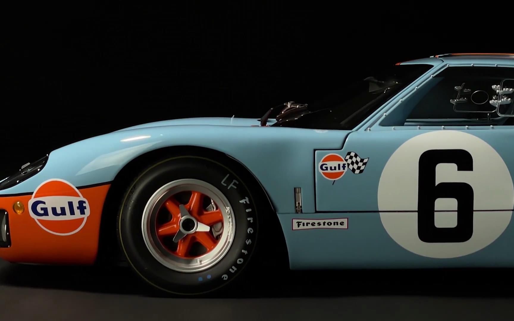 传奇赛车-福特gt40 amalgam 1:8模型_哔哩哔哩_bilibili