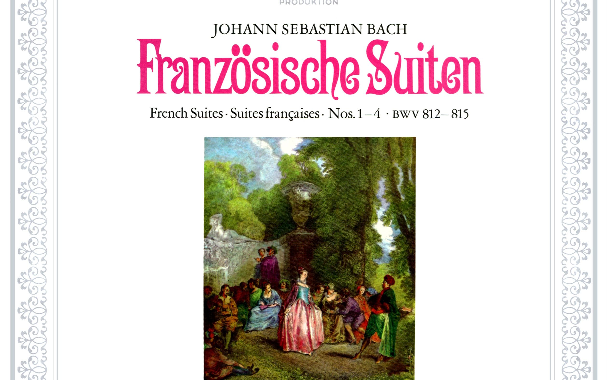 巴赫:四首法国组曲 No.14 BWV 812815 Huguette Dreyfus演奏 羽管键琴哔哩哔哩bilibili