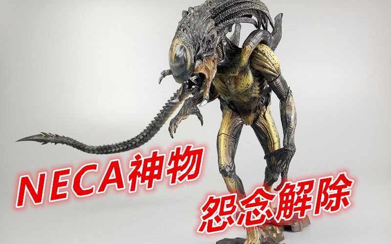怨念终结! neca avp2 混血异形(铁血异形)_哔哩哔哩_bilibili