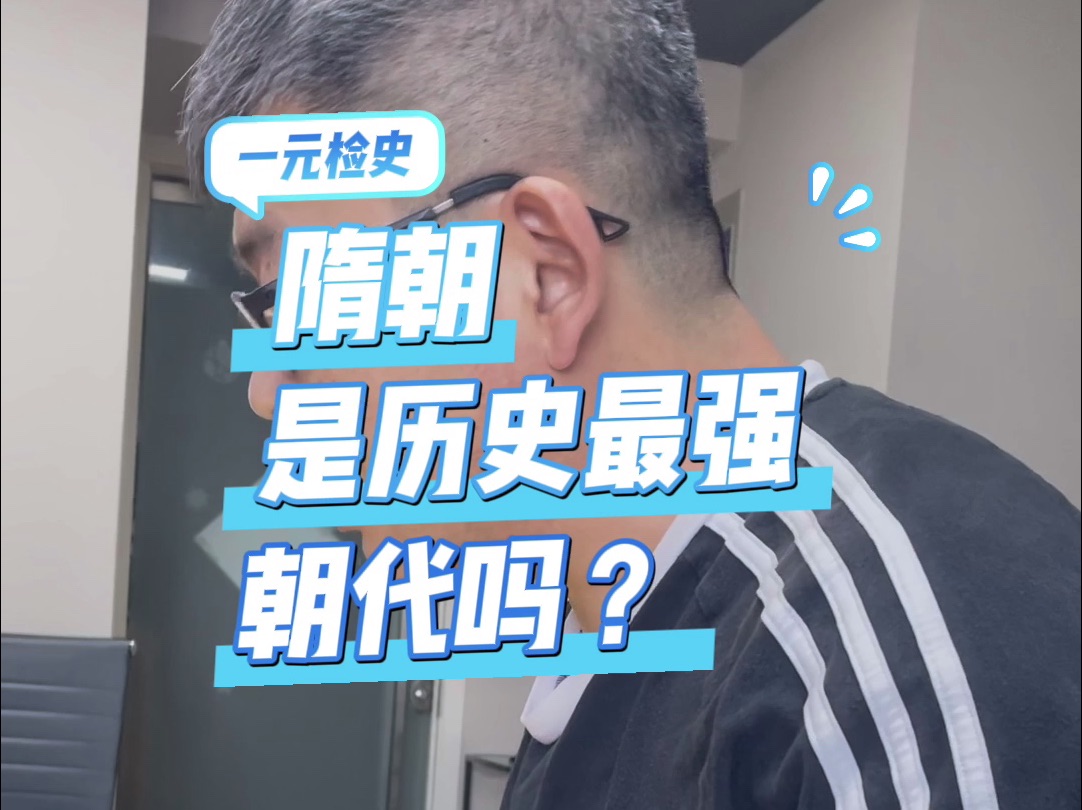 隋朝是历史最强的朝代吗?哔哩哔哩bilibili