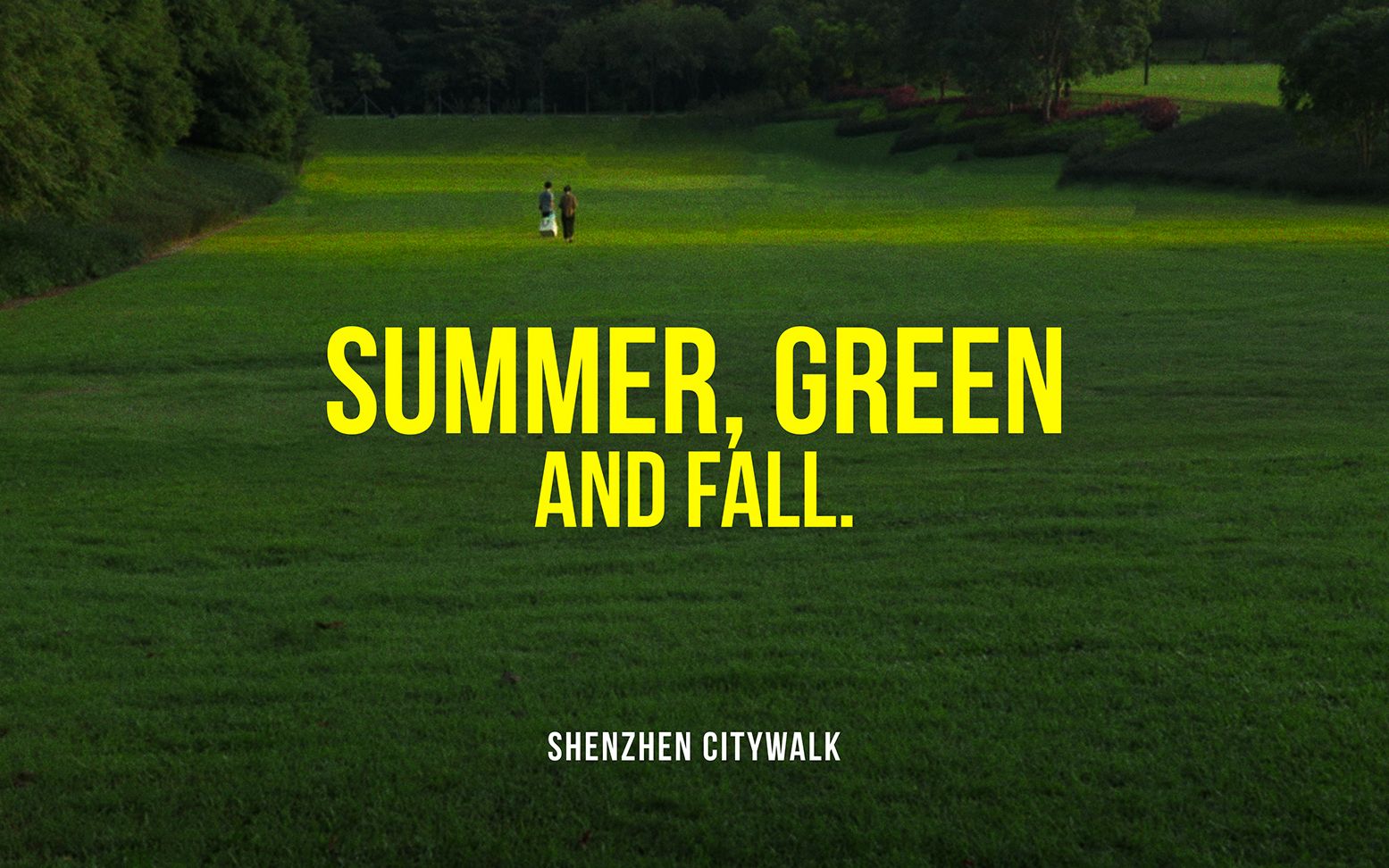 Summer, Green and Fall / 深圳大沙河公园的治愈系大草坪 文艺电影感短片 Film哔哩哔哩bilibili