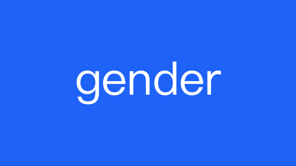 gender n. 性别; (语法中的)性; (总称)男性,女性哔哩哔哩bilibili