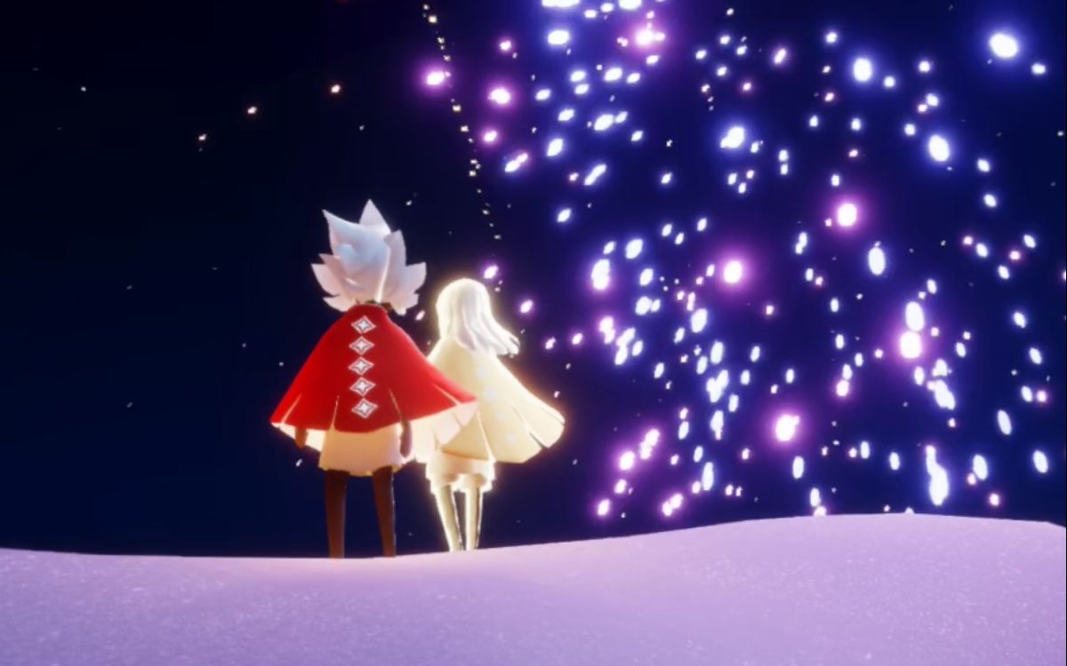 【单人】用光遇的方式打开打上花火mv