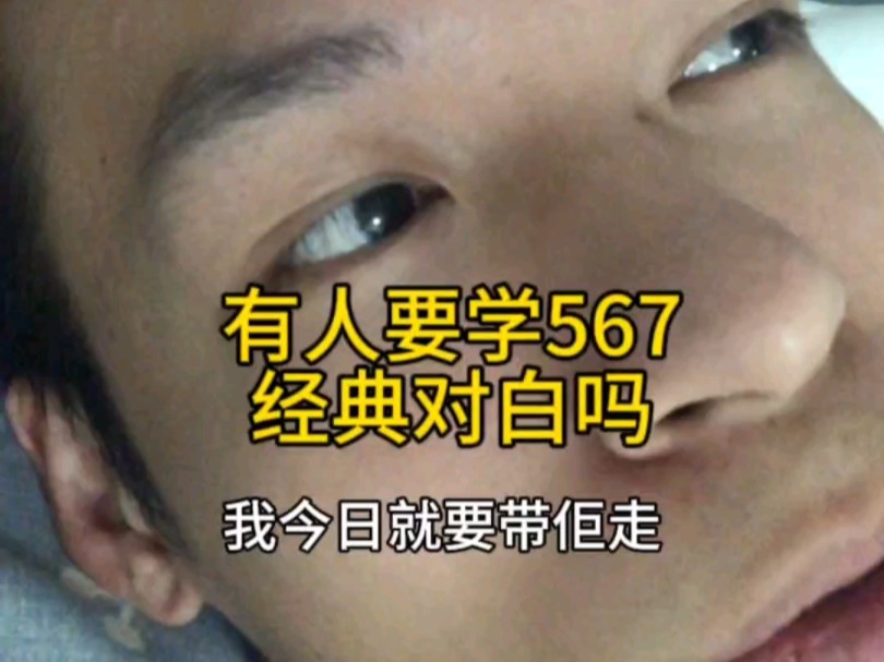 有人要学567经典对白吗哔哩哔哩bilibili