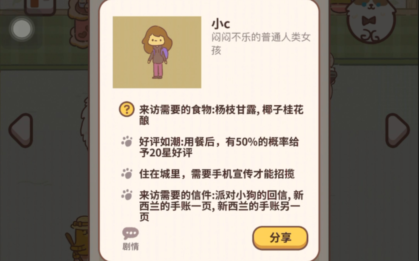 活动作品动物餐厅解锁小c