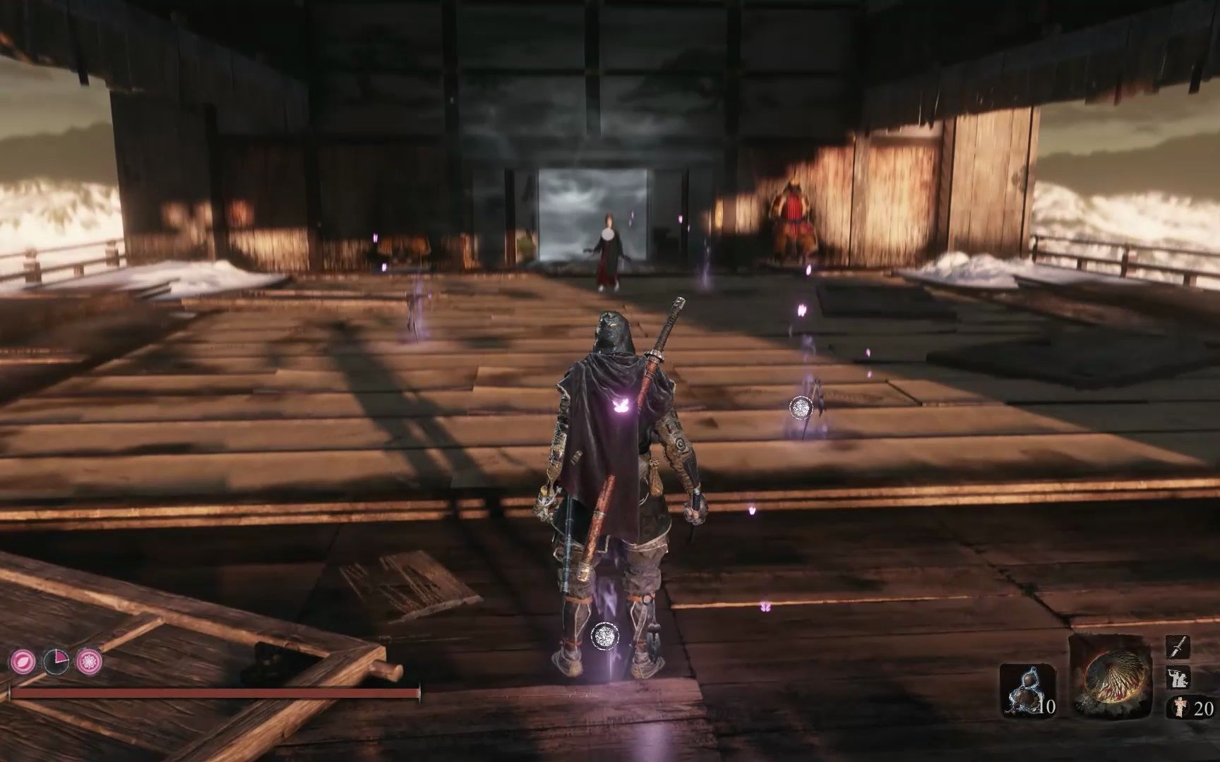 只狼影逝二度二周目修罗结局对战永真老年一心