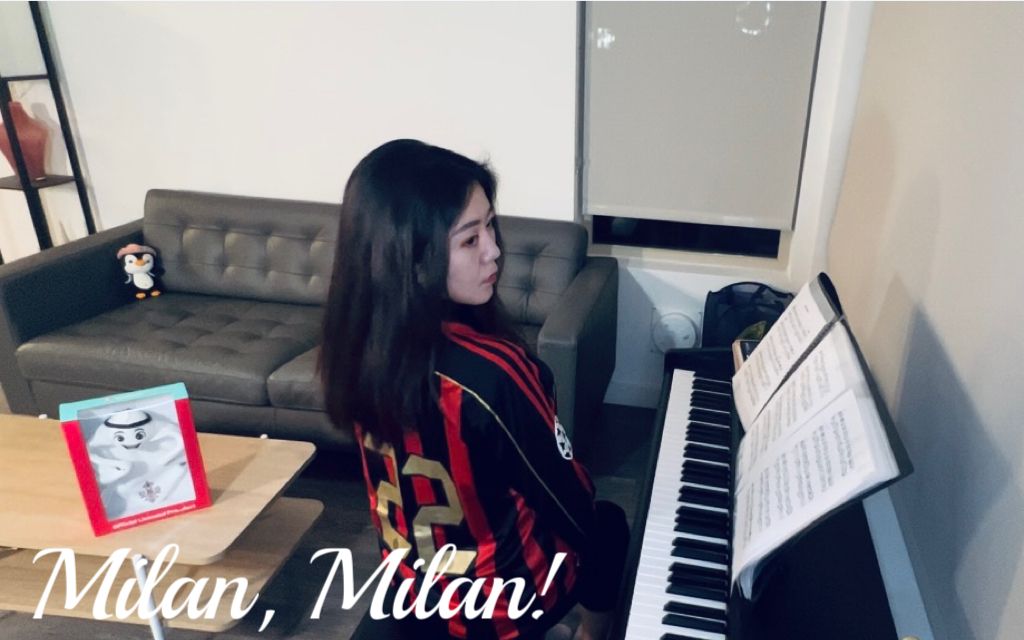 《Milan, Milan!》 AC米兰队歌 钢琴版哔哩哔哩bilibili