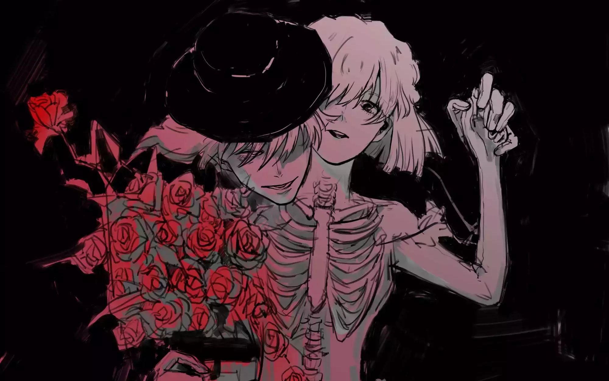 【gs/琴哀·if死亡·误解向·琴酒x雪莉】玫瑰花的葬礼(童年回忆型cp?