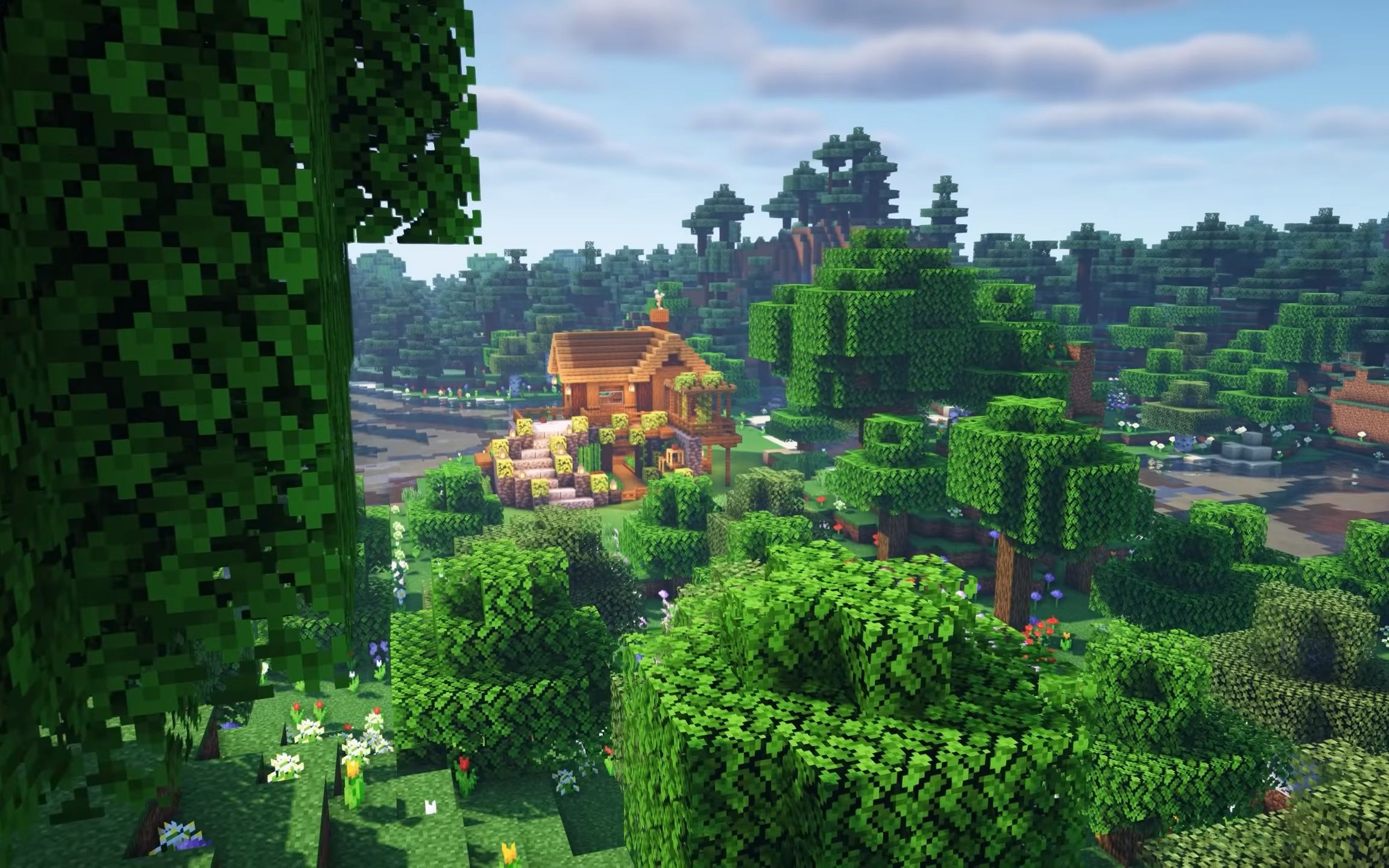 【minecraft建筑】 建造生存农场小屋