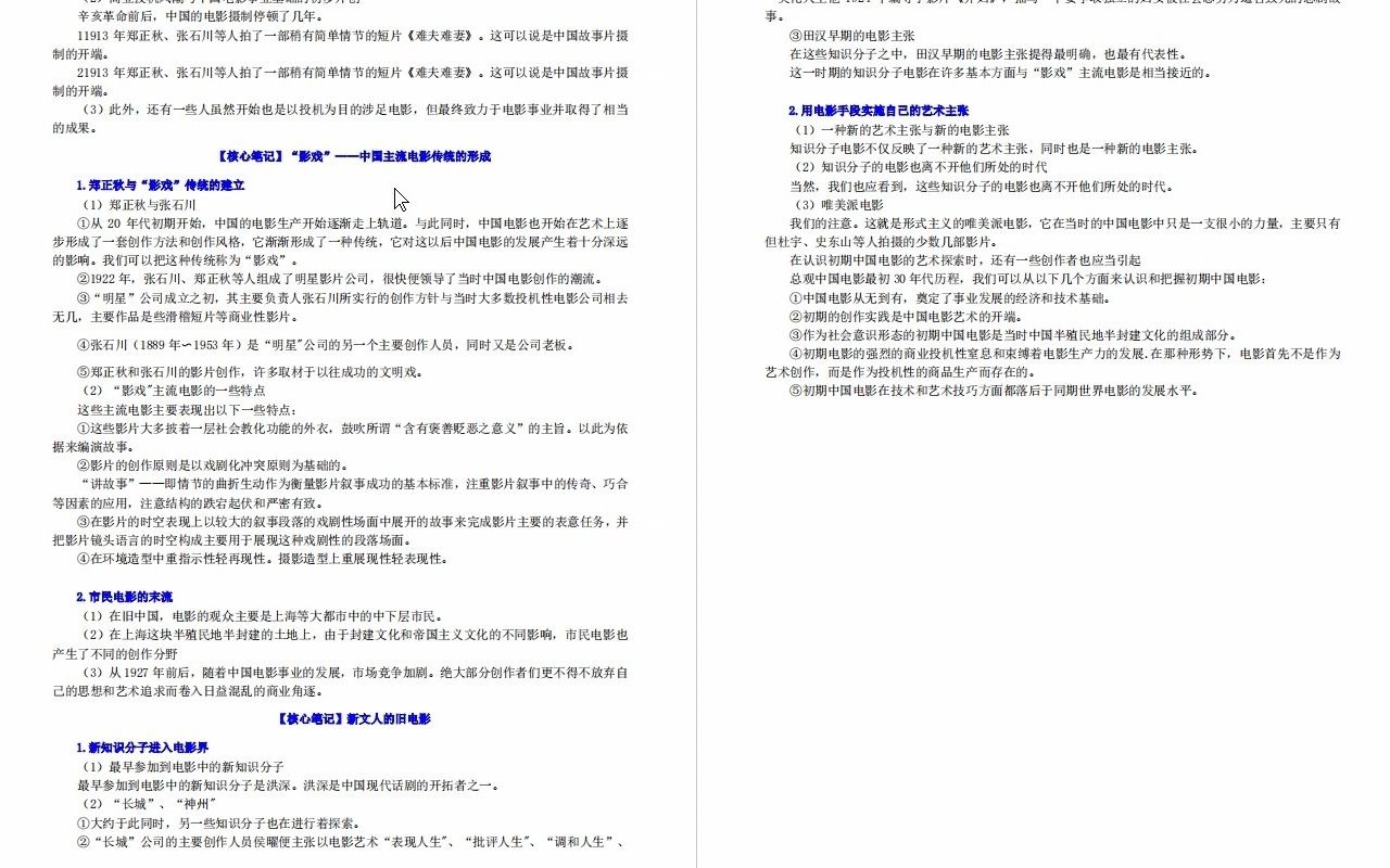 [图]【电子书】2023年聊城大学[传媒技术学院]中外电影史（加试）之中国电影史考研复试精品资料