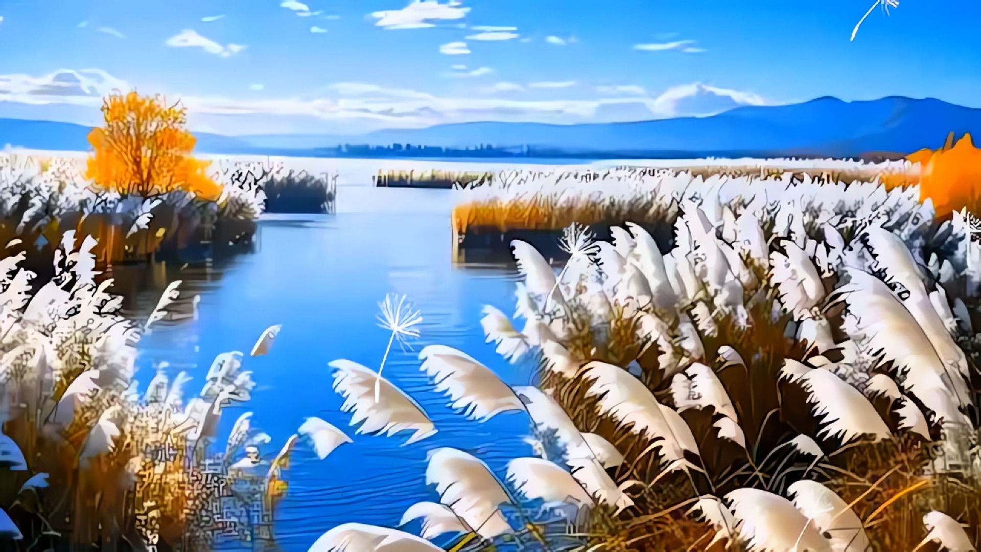 《芦花美》应用pr2021软件制作合成