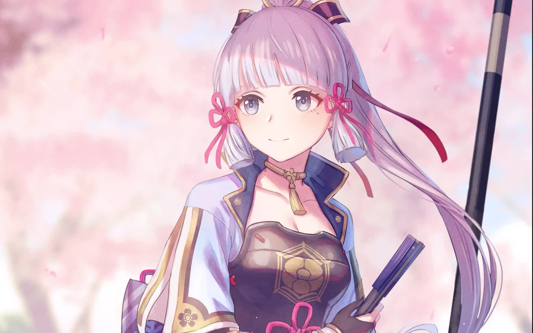 请多指教了哦4k动态壁纸原神神里绫华1求关注