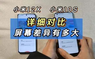 Download Video: 华星屏的详细对比！小米12X与小米10S屏幕差异会有多大？