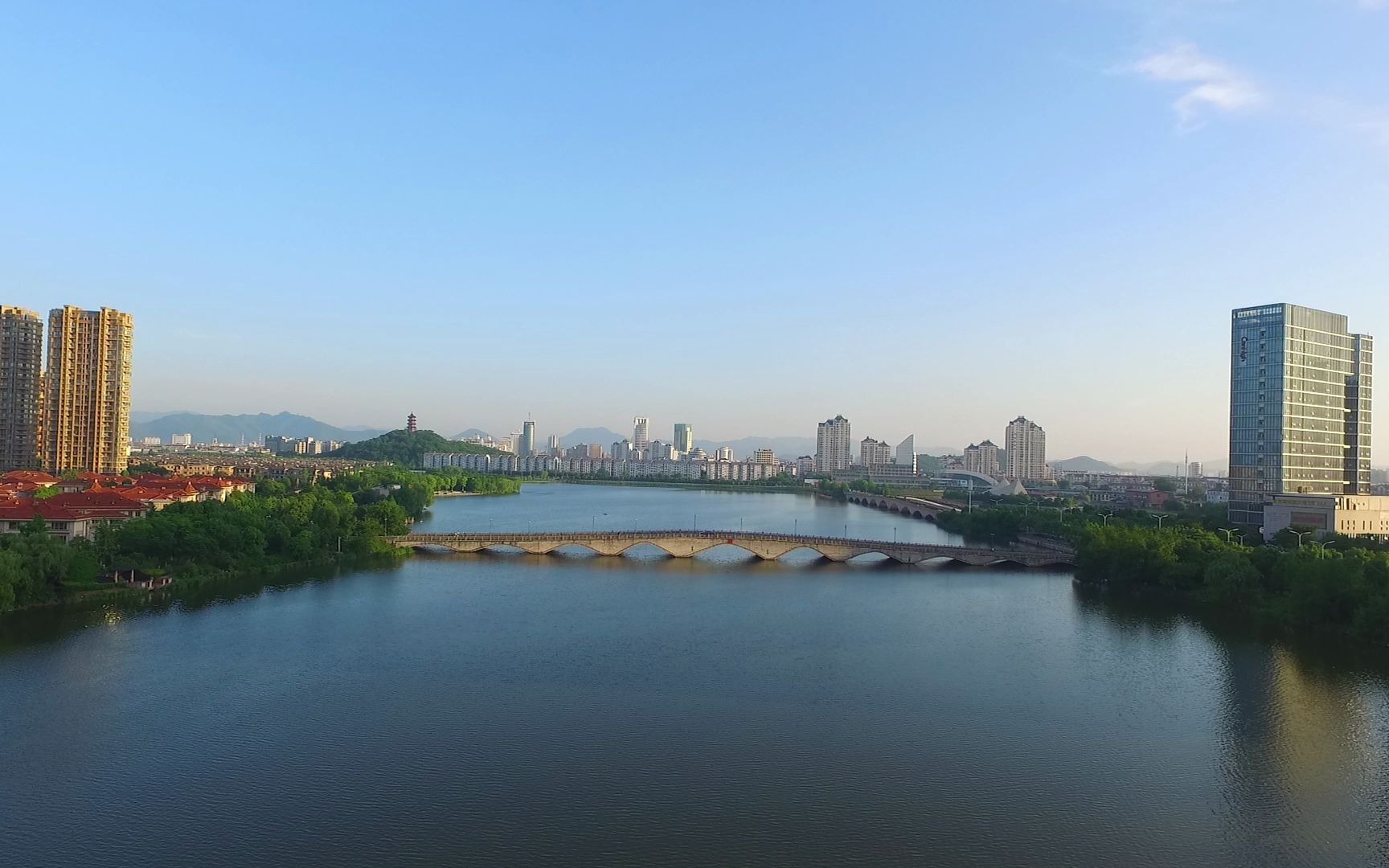 航拍绍兴大滩  美不胜收