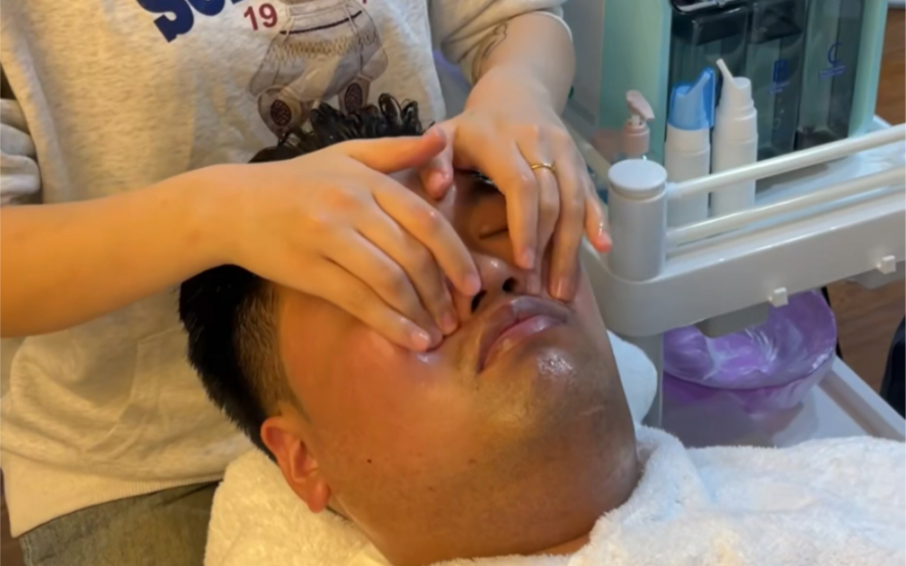 美式修面刮脸#面部深度清洁保养,四年突破五万客人,千锤百炼的优质