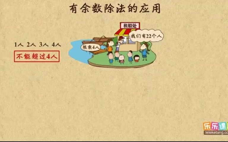 [图]【动画教学67074】二年级数学下册：有余数除法的应用