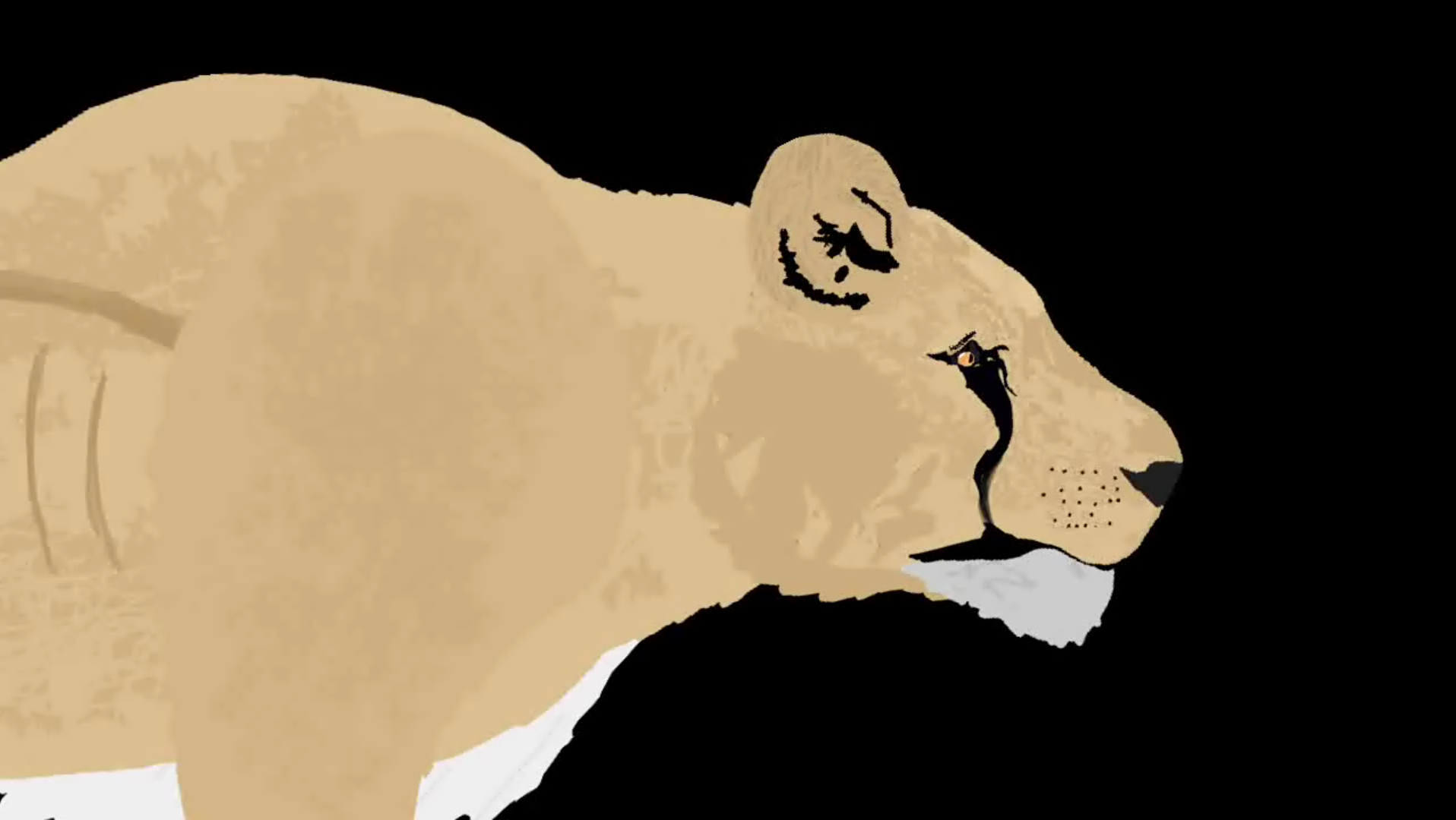 [dc2/早更新世生物2d动画复原]洞狮_哔哩哔哩_bilibili