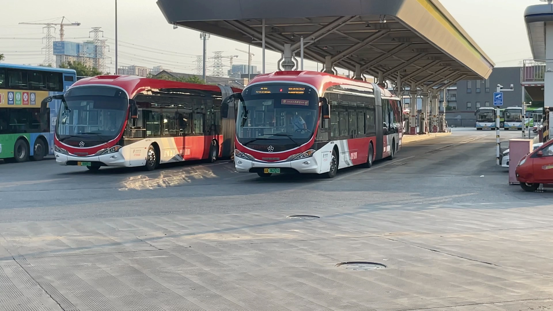 北京公交1路大红鱼 四惠场站充电