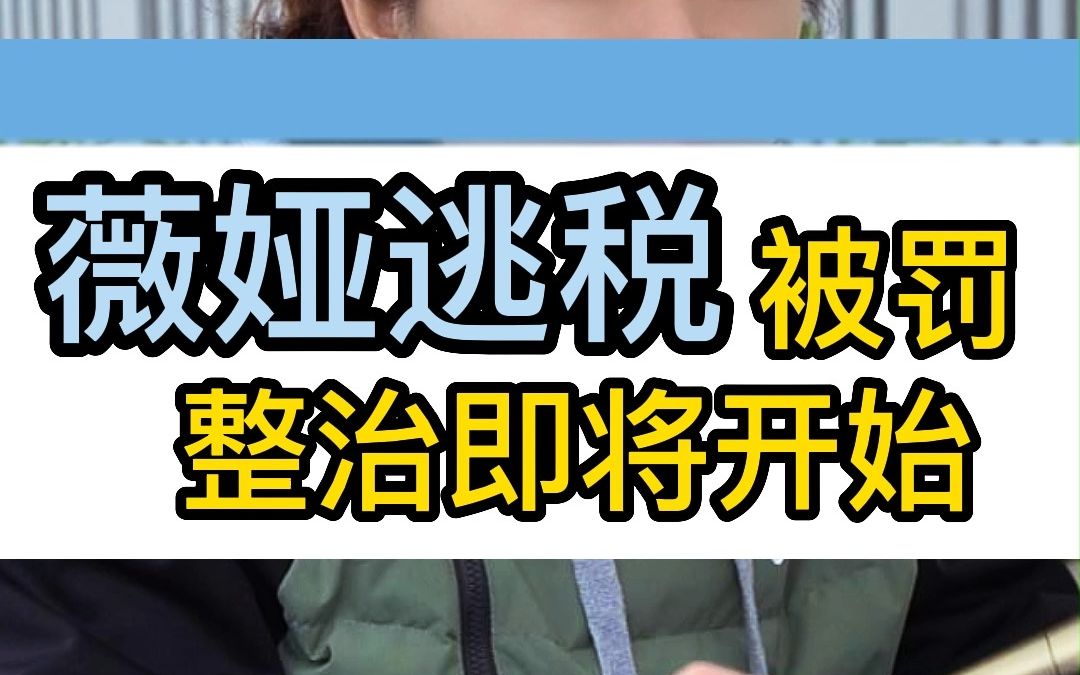 薇娅逃税被罚,仅仅是一个开始,行业的整顿必将来临哔哩哔哩bilibili