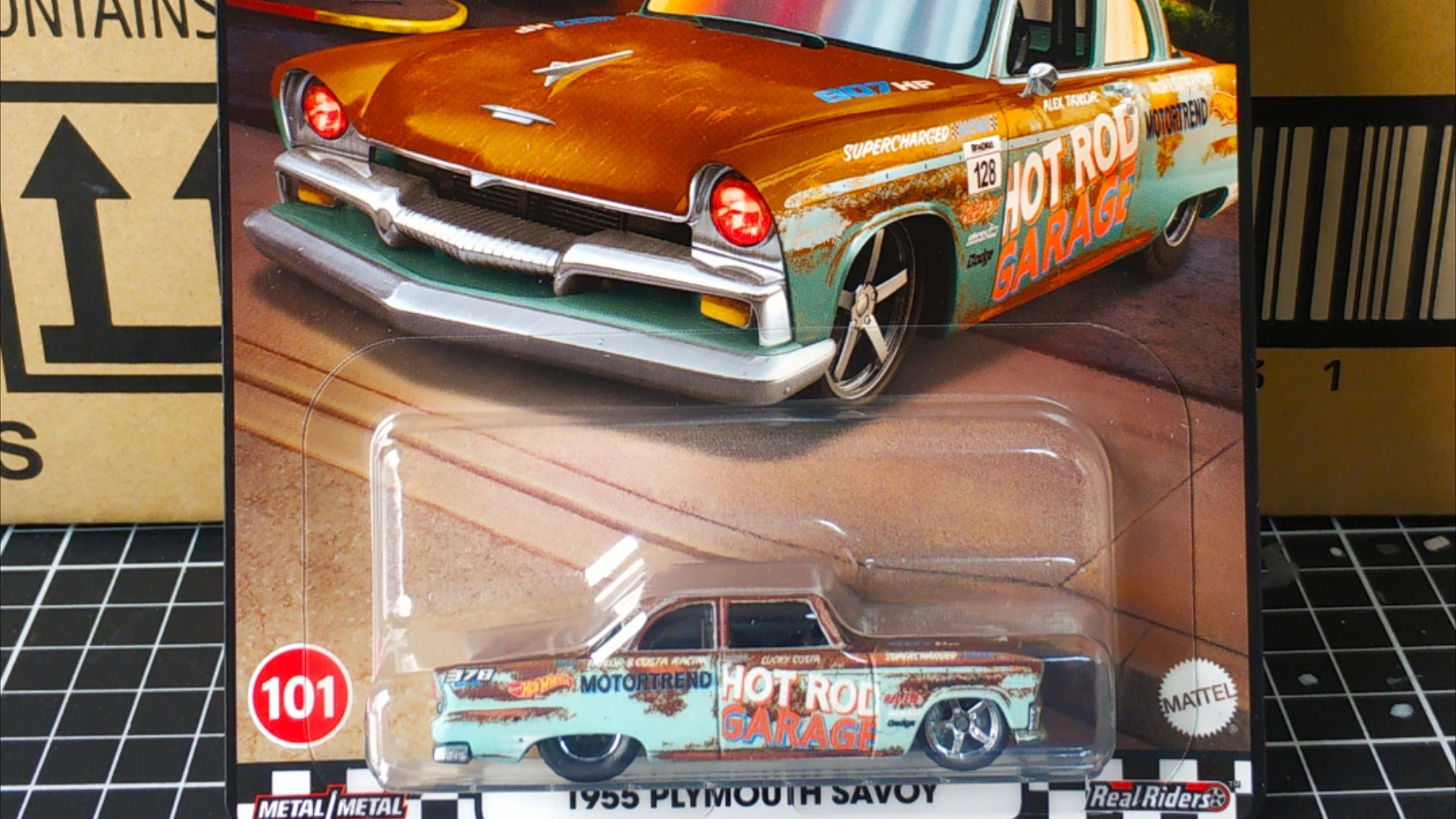 【花园大道21】101号1955普利茅斯savoy风火轮hotwheels汽车文化合金