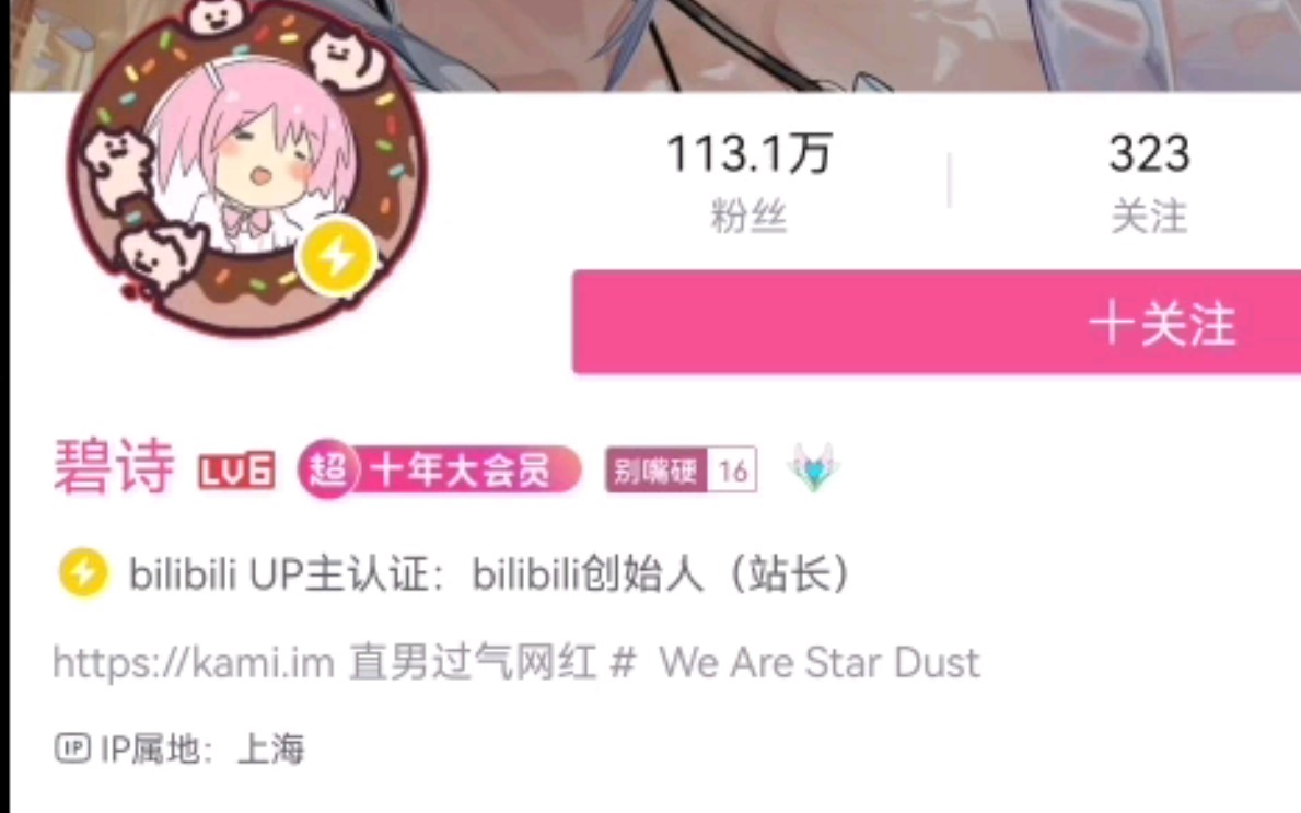 b站的站长哔哩哔哩bilibili