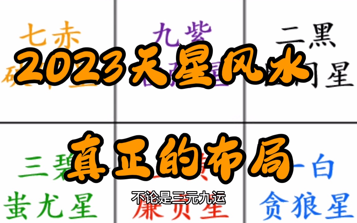 [图]2023天星风水布局【别再被骗了】