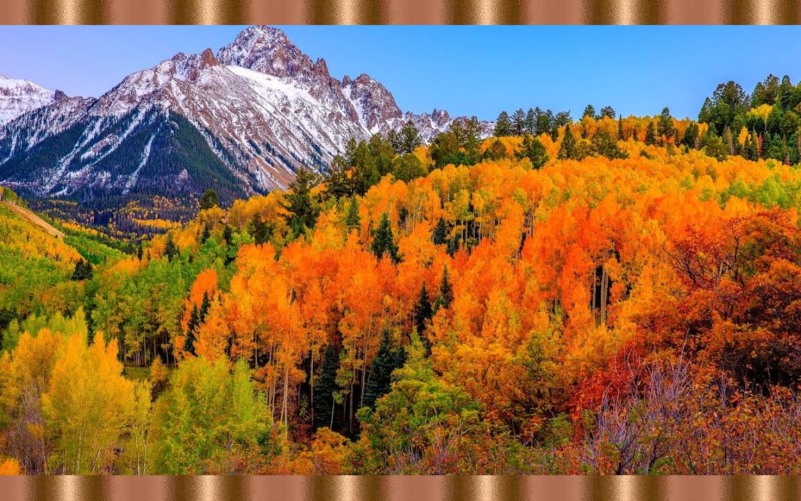 天堂音乐美丽的秋天风景