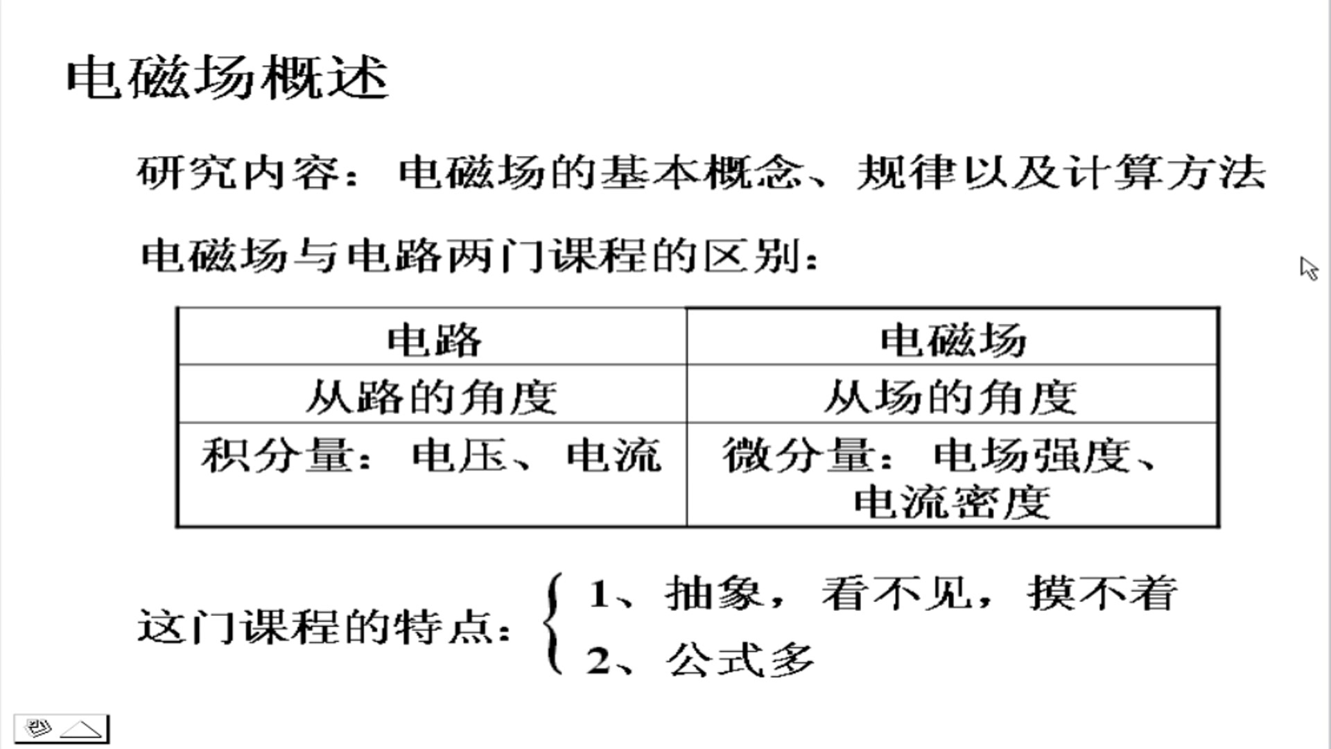 [图]电气专业基础课课-电磁场（有些学校学的工程电磁场，也可参考，先修课程：高等数学、大学物理、电路）-东南大学（喜欢UP视频的小伙伴记得点赞收藏投币一键三连）