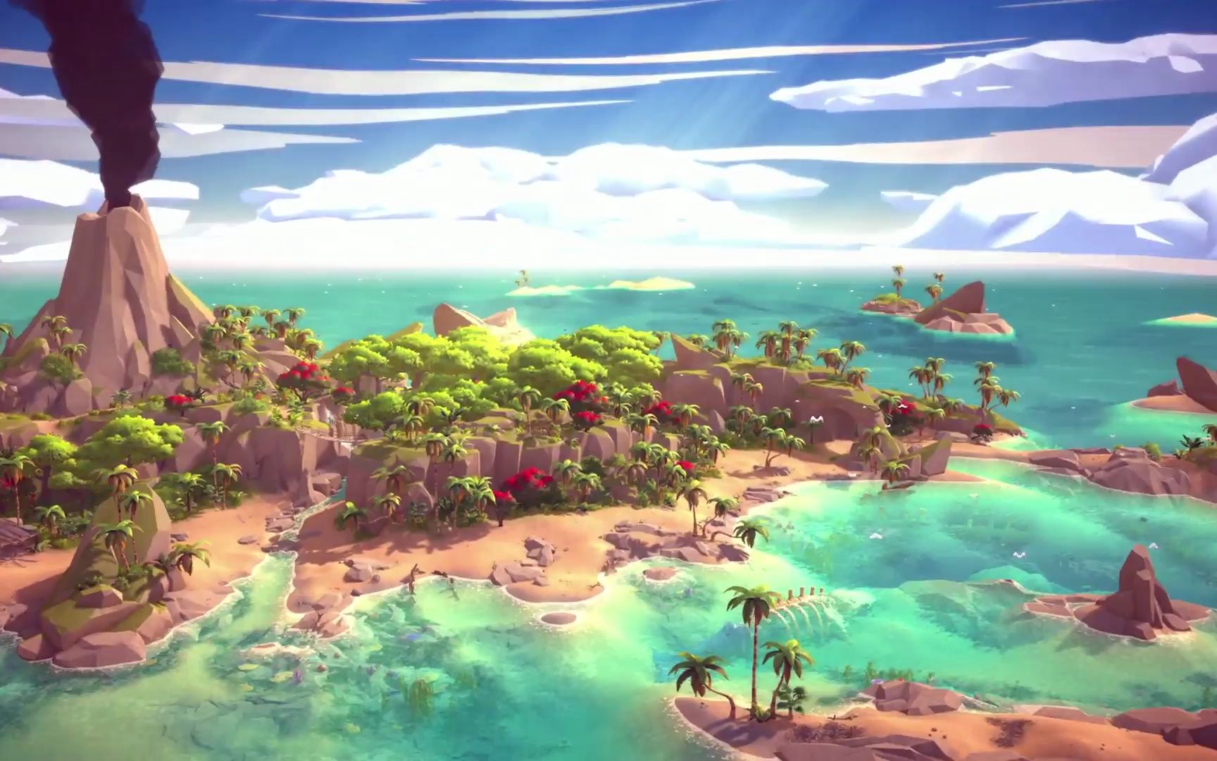 ue4风格化热带丛林游戏场景素材