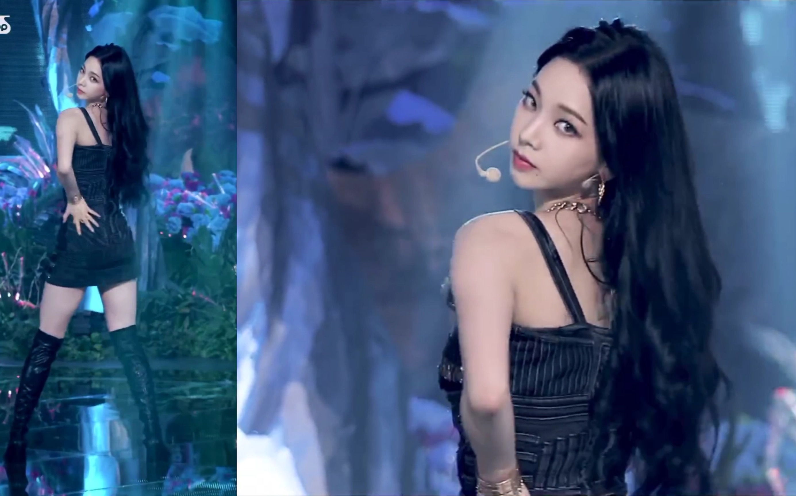 aespa柳姐好绝一女的柳智敏nextlevel绝美双屏直拍