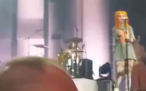 [图]Hayley Williams为了帮助粉丝暂停了演出(When We Were Young Festival)