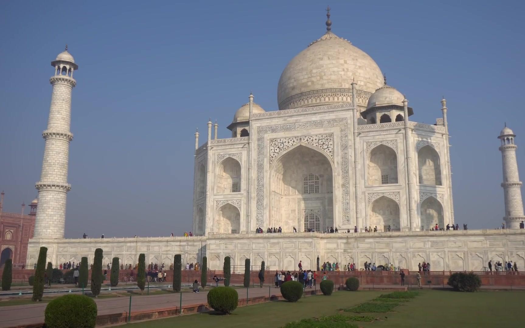 4K超清:印度泰姬陵Taj Mahal, Agra, India in 4K Ultra HD哔哩哔哩bilibili