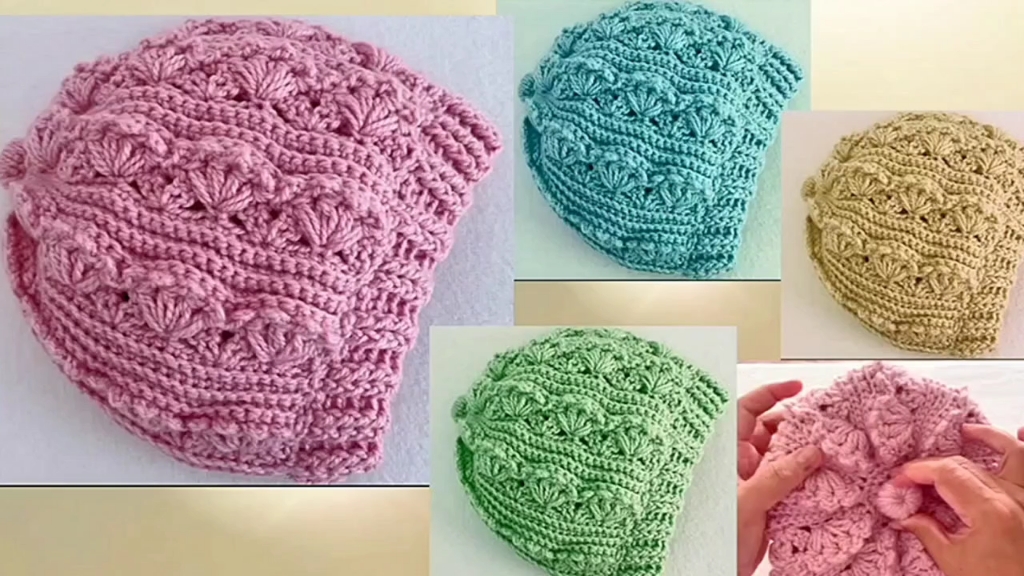 冬天快到了,该准备帽子啦!钩针编织浮雕花贝雷帽(1)